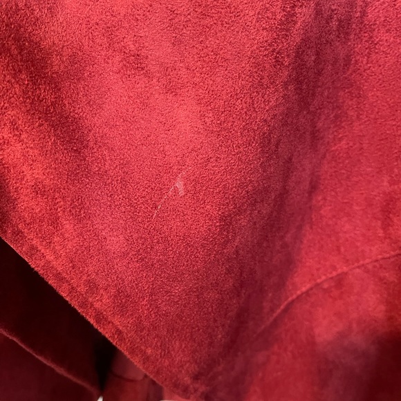 XS BB DAKOTA Womens Faux Suede Open Front Jacket - Picture 7 of 9